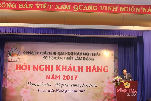 Công ty TNHH MTV Xổ số kiến thiết Lâm Đồng  Tích cực đẩy mạnh tăng trưởng