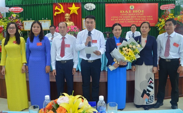 Đại hội Công đoàn cơ sở Công ty Xổ số kiến thiết Trà Vinh