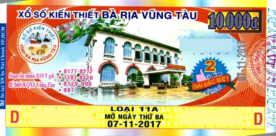 Công ty Xổ số kiến thiết tỉnh Bà Rịa - Vũng Tàu: Công bố thông tin trả thưởng