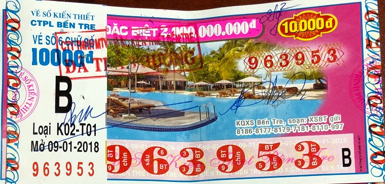 Công ty Xổ số kiến thiết tỉnh Bến Tre: Công bố thông tin trả thưởng