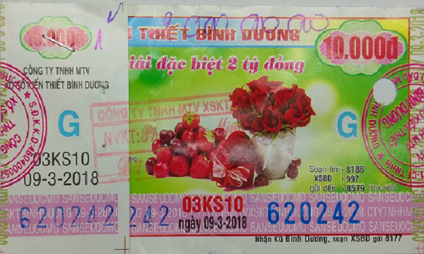 Công ty Xổ số kiến thiết tỉnh Bình Dương: Công bố thông tin trả thưởng