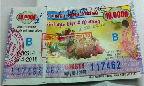 Công ty Xổ số kiến thiết tỉnh Bình Dương: Công bố thông tin trả thưởng