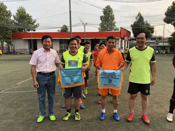 Giao lưu bóng đá mini giữa Công ty TNHH MTV Xổ số kiến thiết An Giang và Sở Nội vụ tỉnh An Giang