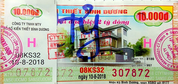 Công ty Xổ số kiến thiết tỉnh Bình Dương: Công bố thông tin trả thưởng