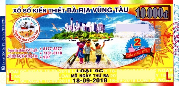 Công ty Xổ số kiến thiết tỉnh Bà Rịa - Vũng Tàu: Công bố thông tin trả thưởng