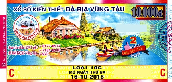 Công ty Xổ số kiến thiết tỉnh Bà Rịa - Vũng Tàu: Công bố thông tin trả thưởng