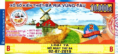 Bà Rịa - Vũng Tàu: Công bố thông tin trả thưởng đến ngày 5/7/2019