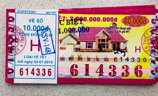 Công ty Xổ số Kiến thiết tỉnh Đồng Nai: Công bố thông tin trả thưởng, Kỳ vé 7k1