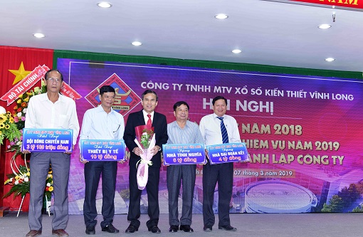 Công ty XSKT Vĩnh Long: Thực hiện tốt công tác an sinh xã hội