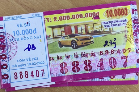 Công ty Xổ số Kiến thiết tỉnh Đồng Nai: Công bố thông tin trả thưởng kỳ vé 2K3