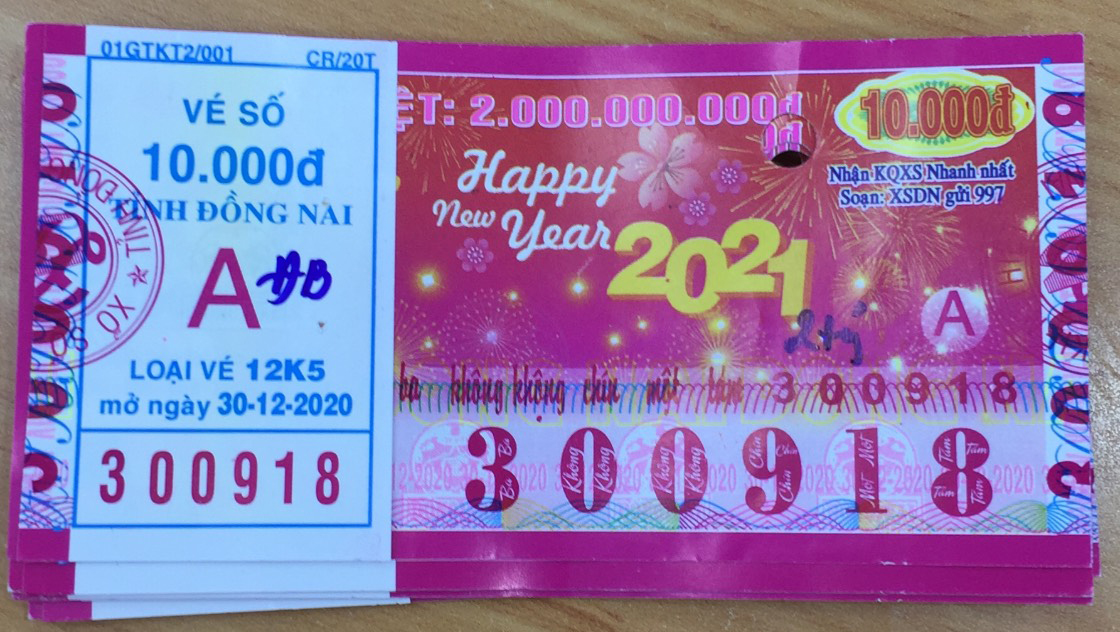 Công ty Xổ số Kiến thiết tỉnh Đồng Nai: Công bố thông tin trả thưởng kỳ vé 12K5