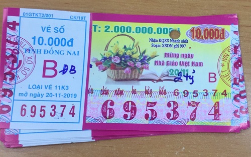 Công ty TNHH MTV Xổ số Kiến thiết  Bình Thuận: Công bố thông tin trả thưởng kỳ vé 11K3 ngày  17/11/2022