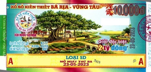 Công ty Xổ số kiến thiết tỉnh Bà Rịa - Vũng Tàu: Công bố thông tin trả thưởng