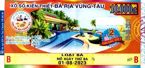 Công ty Xổ số kiến thiết tỉnh BR - VT công bố thông tin trả thưởng đến ngày 28/07/2023