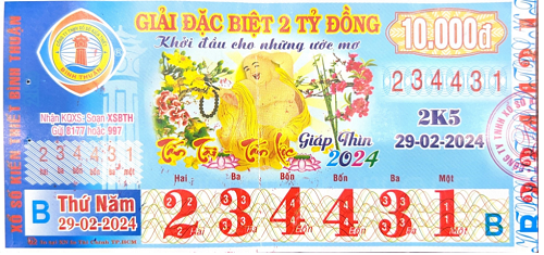 CÔNG BỐ THÔNG TIN KQXSKT BÌNH THUẬN 2K5 29.02.2024