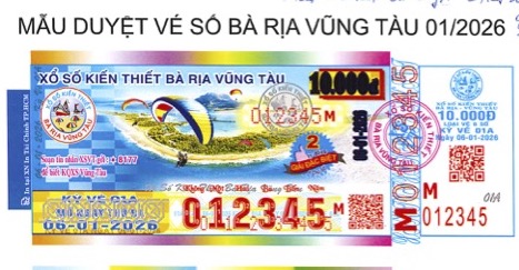 Phát hành vé số Vũng Tàu tích hợp có mã QR định danh